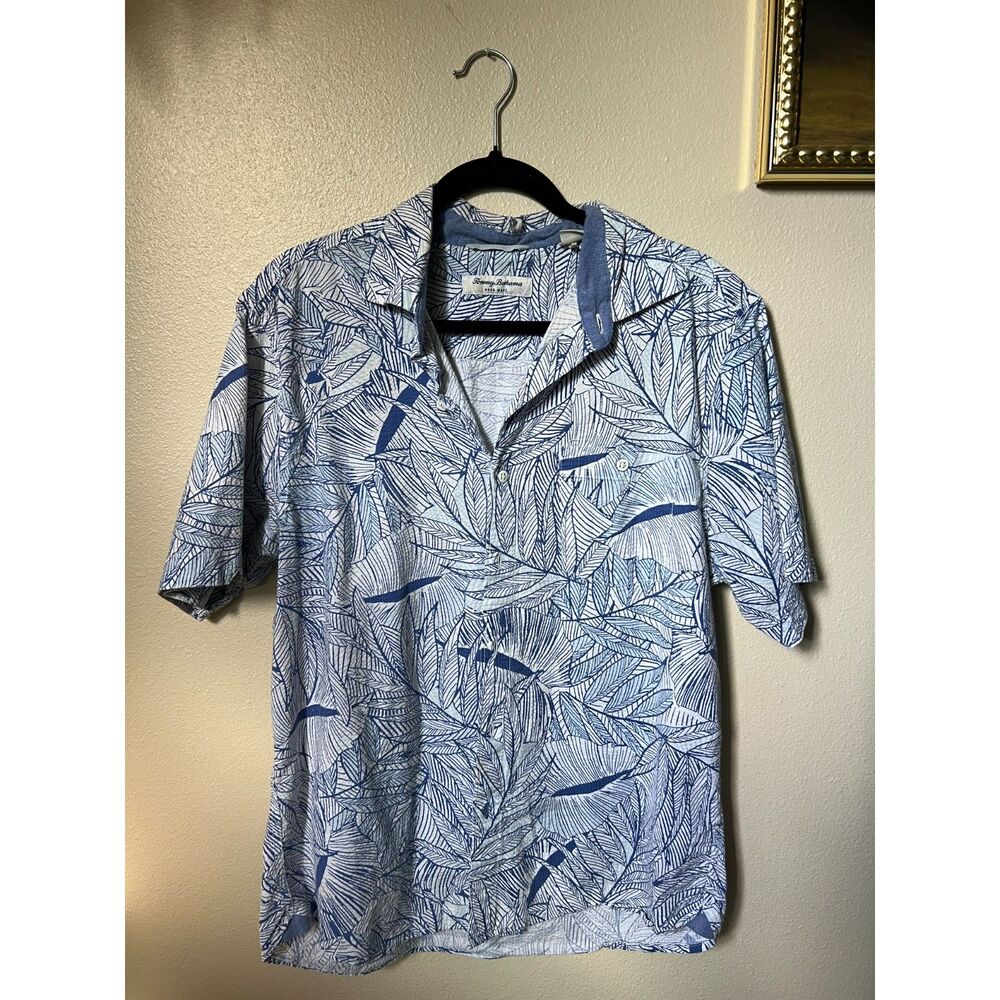 Tommy Bahama Blue Button Up